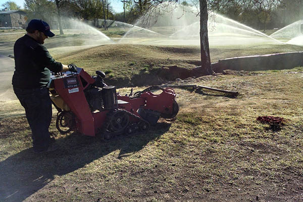 We can remove stumps for golf courses.